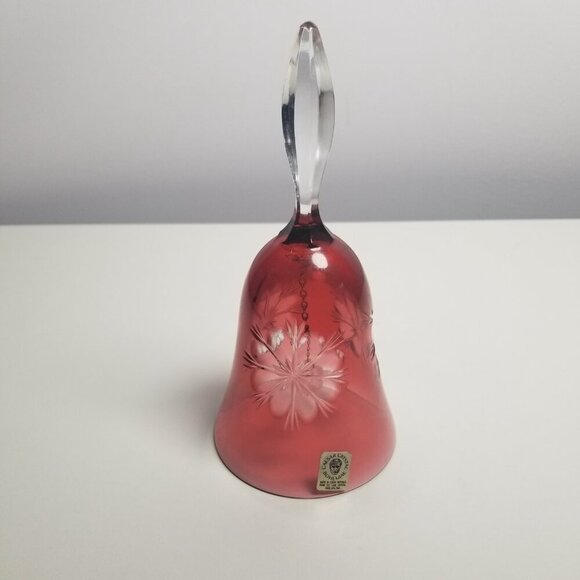 Caesar Crystal Bohemaie Red Bell - Picture 3 of 7